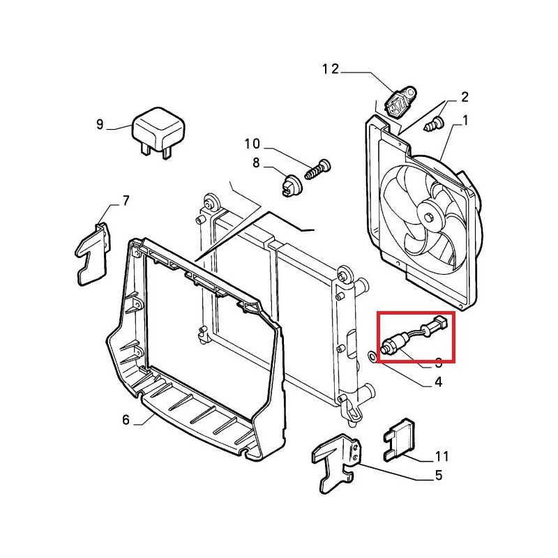 Thermoswitch - Alfa Romeo 155 / 164