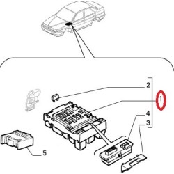 Boite a fusibles - Alfa Romeo 155