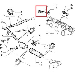 Manocontact de température - Alfa Romeo 155 / 164 / 75 / GTV / Spider / Lancia Kappa