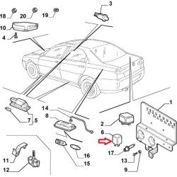 Boitier éléctronique - Alfa romeo 166