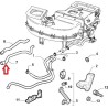 Heater hose  - Alfa Romeo GTV / SPIDER  2,0 JTS