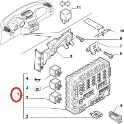 Scatola porta fusibili - Alfa Romeo 156 (2001 - 2005)