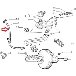 Durite de servofreins - Fiat Bravo / Coupe