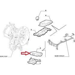 Scatola ellettronica  -  Fiat Punto (1993 - 2000) / Lancia Ypsilon (1995 - 2000)