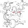 Servobrake hose -  Alfa Romeo 156 2,5 V6