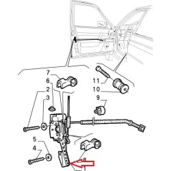 Serrure de portière avant droite - Alfa Romeo 164