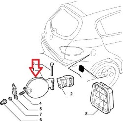 Fuel cap - Alfa Romeo 147 GTA