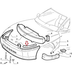 Right gasket - Fiat Coupe