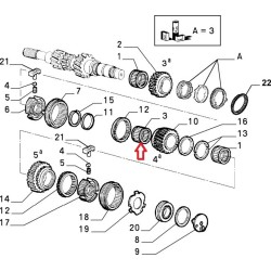 Ensemble de synchro de boite - Alfa Romeo / Fiat / Lancia