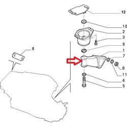 Engine support - Alfa Romeo GTV / SPIDER 3,0 , 3.2 V6