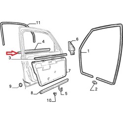 Guarnizione destra - Alfa Romeo 155