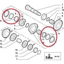 Ensemble de synchro de boite - Alfa Romeo / Fiat / Lancia