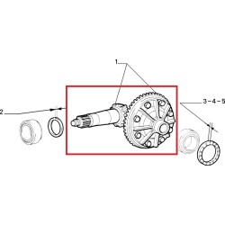 Differential  - Fiat Panda 4X4 (1985 -- 2003)