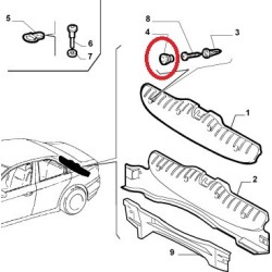 Tappo  - Alfa Romeo 156