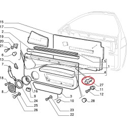 Fastener -  Fiat Coupe