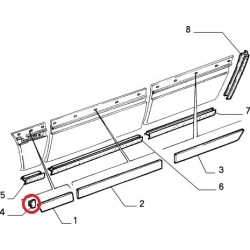 Fastener - Alfa Romeo 164