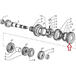 Second gearbox pinion  - Alfa Romeo / Fiat