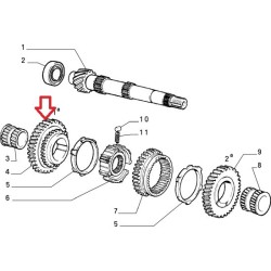 First gearbox pinion  - Fiat Cinquecento / Panda / Uno / Lancia Y10