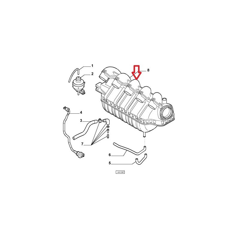 Collettore admissione - Fiat / Lancia