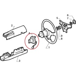 Steering wheel contact  - Alfa Romeo 33 / 75 / 164 / Fiat Coupe
