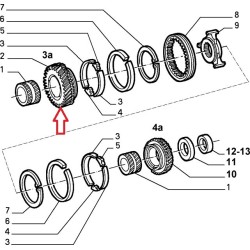 Pinione di terza marce   - Alfa Romeo 33 / 145 / 146