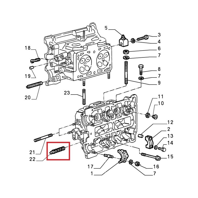 Bouchon M16*1.5 - Alfa Romeo 33 / 145 / 146 / 147 / 156 / 164/  GTV / SPIDER