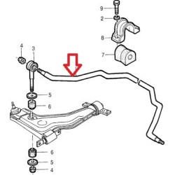 Barra stabilizatrice - Alfa Romeo 164 / Fiat Croma / Lancia Thema