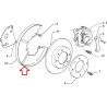 Riparo disco freno destro - Alfa Romeo / Fiat / Lancia