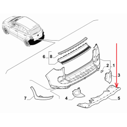 Protection under bumper - Fiat 500 L (2012 -- 2017)