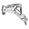 Braccio posteriore destro - Barchetta / Punto (sensa ABS)