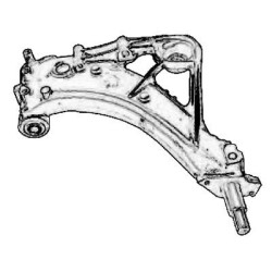 Braccio posteriore destro - Barchetta / Punto (sensa ABS)