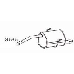 Scarico posterioreAlfa Romeo 156