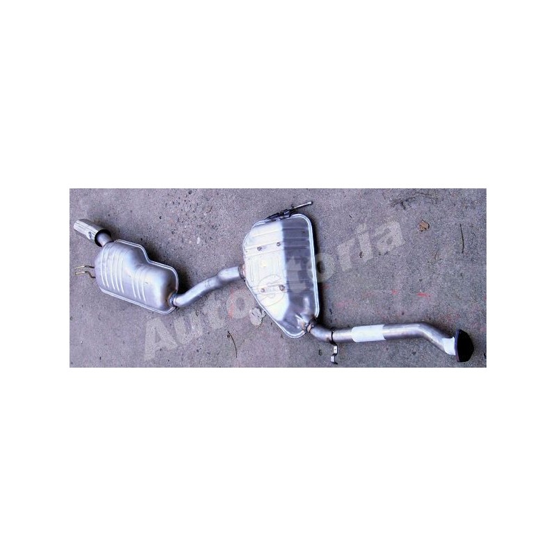 Rear exhaust - Coupe 1,8 16V
