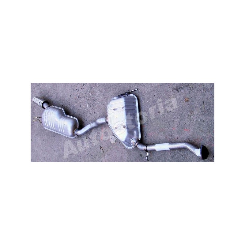 Rear exhaust - Coupe 1,8  16V