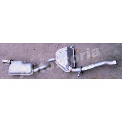 Rear exhaust - Coupe 2,0  16V