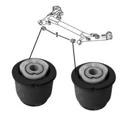 Rear suspension arm rubber bush Fiat 500 / Fiat Panda / Fiat Punto