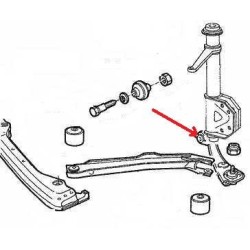 Silent block swingarm - Alfa Romeo 33