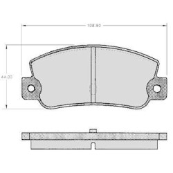 Set di pastiglie freno posteriore 4 "BENDIX" - Fiat Croma / Lancia Delta