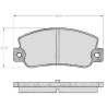 Set of 4 rear brake pads "BENDIX" - Fiat Croma / Lancia Delta