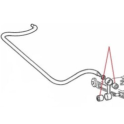 Silenbloc de tirant de suspension avant - Alfa Romeo 75 / 90 