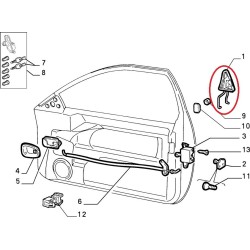 POIGNEE GAUCHE - Fiat Coupe