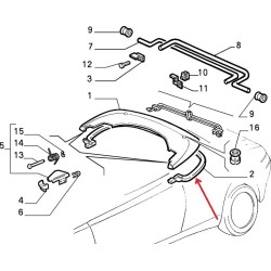 GUARNIZIONE CAPOTA  - Alfa Romeo Spider