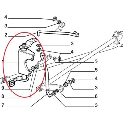 Gearbox support  - Fiat Panda 4X4 