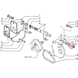 Pedal bush - Autobianchi Y10 / Fiat Panda 