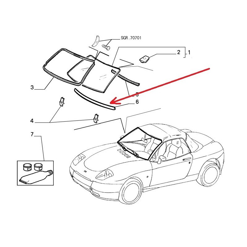 Guarnizione - Fiat Barchetta  
