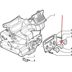 Heater button - Fiat Barchetta