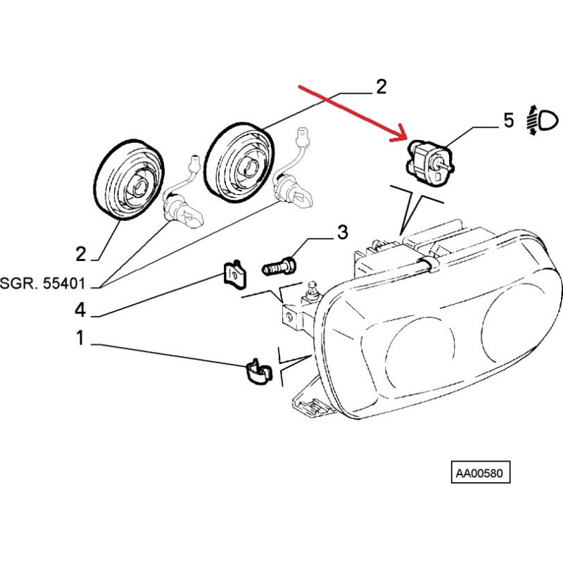 Correcteur - Alfa Romeo GTV / Spider  