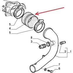 Durite de connexion - Alfa Romeo 164 / GTV / SPIDER