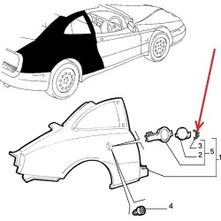 Fuel cap spring - Alfa Romeo GTV / SPIDER