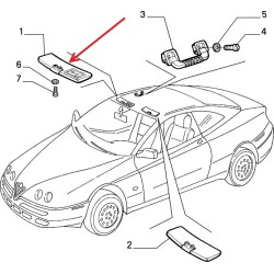 Right sun visor - Alfa Romeo GTV / SPIDER